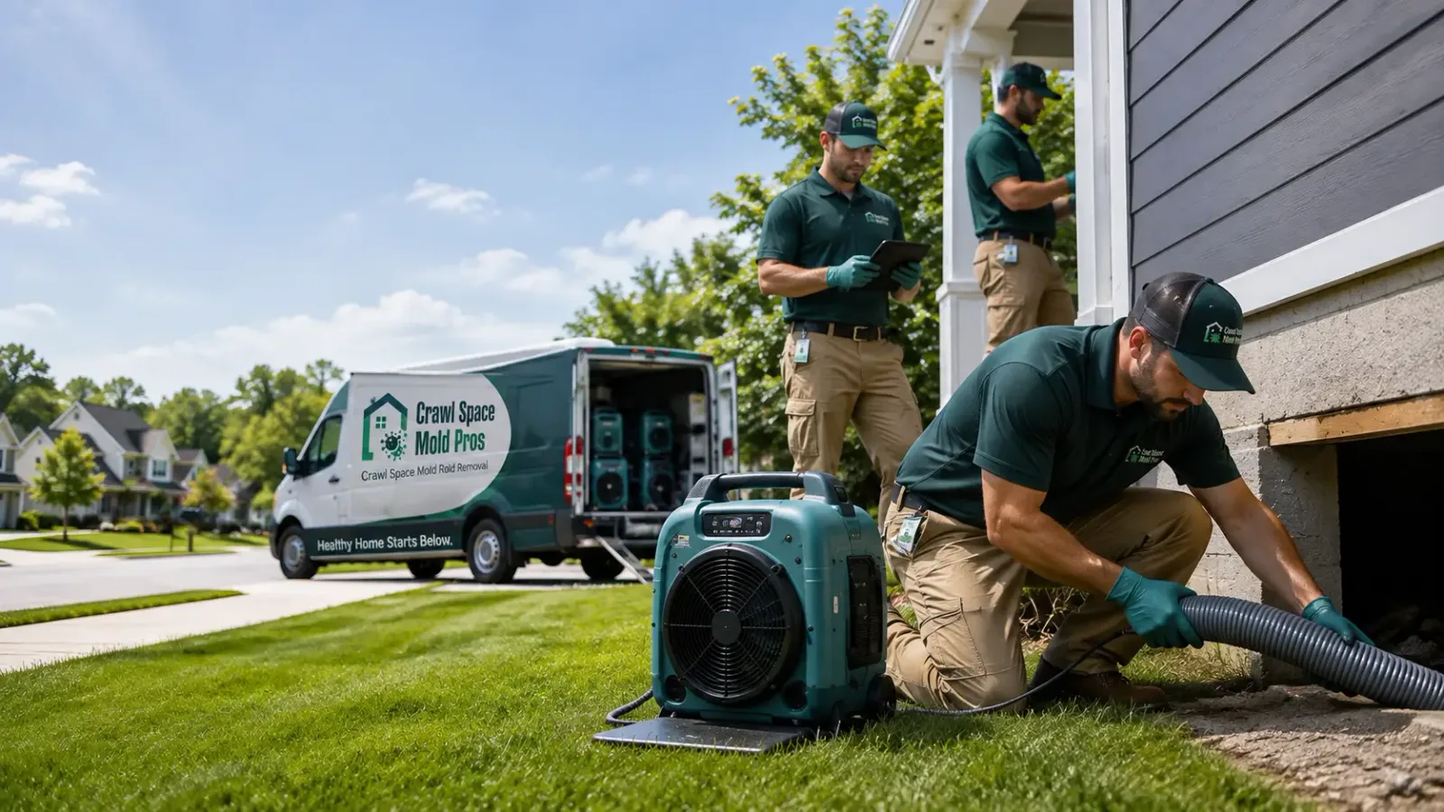 Crawl Space Mold Removal in Enderlin, ND